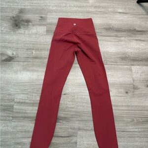 lululemon athletica Red Leggings